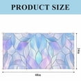 thumbnail image 3 of Stained Glass Fluorescent Light Covers, Blue Purple Floral Geometric Magnetic Light Covers for Ceiling Lights, Fluorescent Ceiling Shade Filters for Classroom Bedroom Office 4x2Ft x 3PCS, 3 of 8