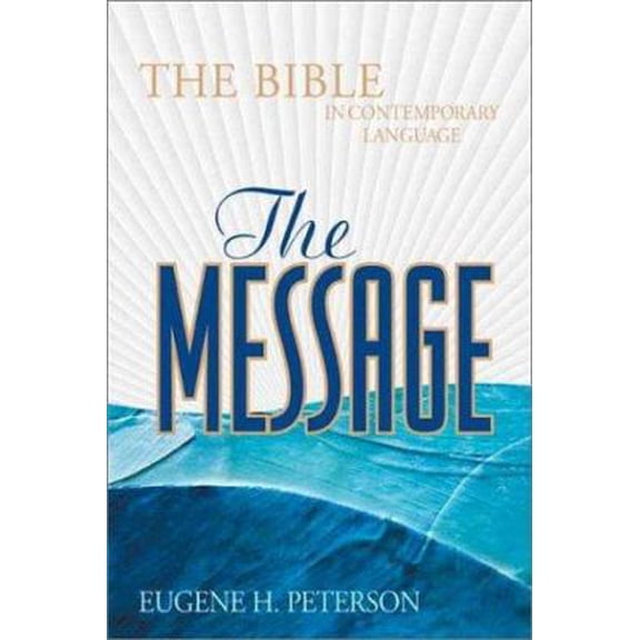 Pre-Owned The Message: The Bible in Contemporary Language: Black Bonded Leather (Paperback) 1576833887 9781576833889