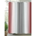 thumbnail image 2 of Fsddascl Red Grey Shower Curtain Set - 48" x 72" Washable Bathtub Curtain with 12 Hooks, Gray Farmhouse Modern Rustic Waterproof Fabric Stall Shower Curtains for Bathroom/Bathtub Décor, 2 of 6