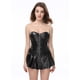 thumbnail image 2 of Corsé con cremallera Europa y Estados Unidos corsé sexy con cintura de falda corta vestido de palacio ropa moldeadora de cuero, 2 of 5