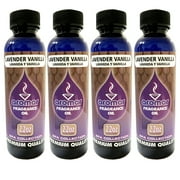 4 Lavender Vanilla Scent Fragrance Oil Aroma Therapy Diffuse Air Burning 2.2 Oz
