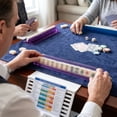 thumbnail image 5 of Mahjong Card Holder for Table, Under Mat Slide in Stand Angled Viewing Rack Foldable 3D Printed Space Saving Accessory for American Mahjong Mat, 5 of 8