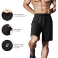 thumbnail image 4 of Roadbox Workout Shorts Men Athletic Gym Running Basketball Shorts for Men 7 inch with Pocket for Fitness Sports 2pack, 4 of 5