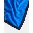 thumbnail image 2 of Scenario Women's Border Stripe Knit Triangle Scarf, Blue Fire and Classic Navy, 2 of 4