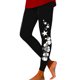 thumbnail image 1 of Pantalones de vestir mujer Gibobby cintura alta Leggings deportivos estampados navideños moda informal negro S, 1 of 5