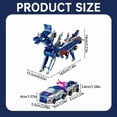 thumbnail image 4 of Unicorn Transformer : Magic Transformation Super Combination Car Toy 2 In 1 Kids Magnetic Collision Transforming Car Diy Toy, 4 of 5