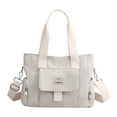 thumbnail image 1 of MORESEC Sac en Toile Grande Capacité Sac pour Femme Sac à Main Mode Sac Bandoulière Polyvalent pour Femme Sac Messager Offres du Jour Liquidation Prime, Beige, 1 of 2