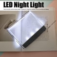 thumbnail image 2 of LED Reading Light, Flat Reading Light Acrylic Bookmark LED Reading Light, Portable LED Panel Book Light, Student Eye Protection Light for Night Reading, 2 of 7