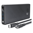 thumbnail image 1 of Power Bank Batería 10000mAh Carga Rapida 22.5W 1Hora con LED Pantalla Portátil Digital Xtellar negro, 1 of 4