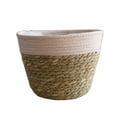 thumbnail image 2 of Neinkie Cotton Rope Plant Basket Modern Indoor Planter Flower Pot Woven Storage Organizer Home Decor, 2 of 7