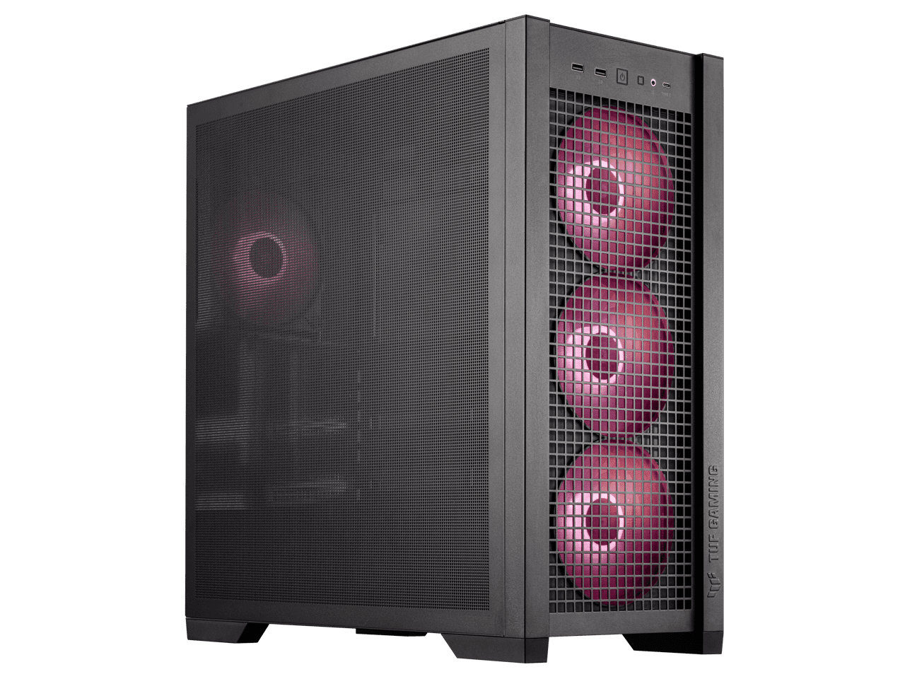 ASUS TUF Gaming GT302 ARGB ATX Mid-Tower Case, 4 ARGB Fans, High