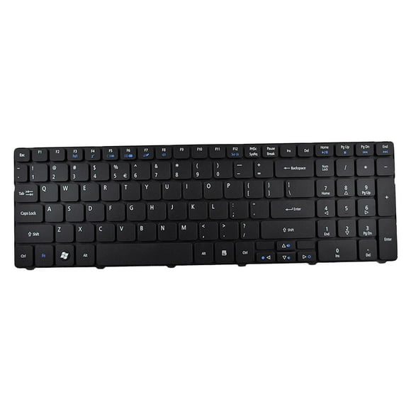 Teclado de computadora portátil Yotijar para 5250 5251 5742 5253 5336 5551 5552 5733 5736Z 5740 5741 5750G 5810 7741 Serie negro