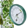 thumbnail image 5 of Mini Wall Hanging Temperature Humidity Meter - Thin Transparent Dial, Large Screen, Aluminum Shell, Green, Ideal for Greenhouse, Warehouse, Home, and Office Use, 5 of 5