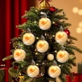 thumbnail image 1 of HWRETIE Christmas Tree Ornaments Balls,Christmas Ball Decorations Christmas Tree Electroplated Ball Ornaments with Lights Light Bulb Ball Ornaments, 1 of 6