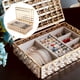 thumbnail image 3 of Organizador de caja de joyería, caja de almacenamiento de joyería de cristal para anillos, pendientes, collar, pulseras, caja de joyería, regalos para, 3 of 9
