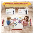 thumbnail image 2 of Kids Table and Chair Set 4-in-1 with Storage, Wooden Activity Table for , Arts, Drawing, Reading, Toddler Furniture for Playroom, , Gift for Boys & Girls (Age 3+), 2 of 8