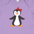 thumbnail image 4 of Inktastic Cute Penguin, Girl Penguin With Red Ribbon Boys or Girls Baby Bodysuit, 4 of 5