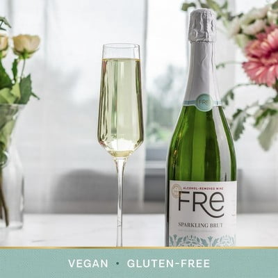 Fre Alcohol-Removed Wine Sparkling Brut 25.36 fl oz (Pack of 6)