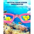 thumbnail image 2 of TFixol G6200M Anti-Fog Swimming Goggles with Logo Print, Multicolor Lens, Silicone Frame, One Size, Protective Design for Swimming, 2 of 6