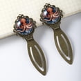 thumbnail image 3 of Octopus Vintage Copper-Colored Lace Bookmarks: Stainless Steel Reading Accessories, Book Marks, Book Markers - Ideal Gifts for Readers and Book Lovers - Set of 2, 3 of 5