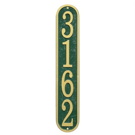 Fast & Easy Vertical House Number Plaque