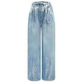 thumbnail image 4 of Spring And Autumn Straight Pants Washed Light Colored Loose Jeans Street Pants, 4 of 4