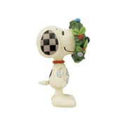 Enesco Peanuts by Jim Shore Snoopy in Wreath Mini Figurine