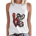 thumbnail image 1 of Camiseta sin mangas con cuello redondo y letras a la moda de verano para mujer, blusa, jersey Pompotops  lopia993282, 1 of 5