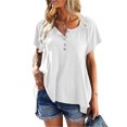 thumbnail image 2 of Sngxgn T-Shirt Crewneck Tee, Classic Fit T-Shirt for Women(White,M), 2 of 7