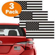 TOTOMO 3 Pack Subdued USA American Flag Decal 5"x3" Reflective Tactical US Military Army Navy Vinyl Bumper Sticker for Car truck RV SUV Jeep Wrangler Boat Window accessories #USF-04