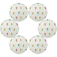 thumbnail image 3 of Coolnut Cute Frog Round Placemats Waterproof Non-Slip Washable Place Mats Polyester Table Mats Set of 1 Heat Resistant for Home Kitchen Holiday Party Home Decor Gifts, 3 of 7