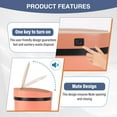 thumbnail image 5 of 13 Gallon Trash Can Kitchen Trash Can Automatic Garbage Can with Lid Touch Free High-Capacity Motion Sensor for Kitchen Bedroom Bathroom Office Trash Bin (1, Pink Stainless Steel), 5 of 14