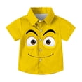 thumbnail image 4 of Piuwrlz 2 Years Boys Short polo Sleeve Toddler Funny Graphic Shirts Tops Pocket Pullover T Shirts Yellow Size 2 Years, 4 of 9