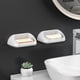 thumbnail image 3 of Jabonera Para Baño, Jabonera Para Ducha, Caja De Almacenamiento De Plástico, Contenedor Con Bandeja De Drenaje Para Accesorios De Baño Para El Hogar Monstrate HA024135-02, 3 of 6