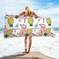 thumbnail image 5 of Microfiber Beach Towel – Quick Dry Lightweight Sand Free Oversized Large Towel Accessories Travel Must Have Swim Pool Yoga Camping Gear Summer Cruise Ship Essentials Cloud Compact Sandproof Item Gift, 5 of 7