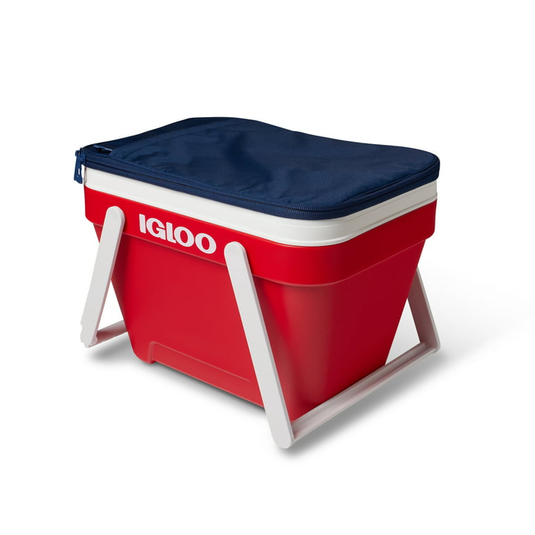 Igloo 25 QT Picnic Basket Cooler, Red - Walmart.com