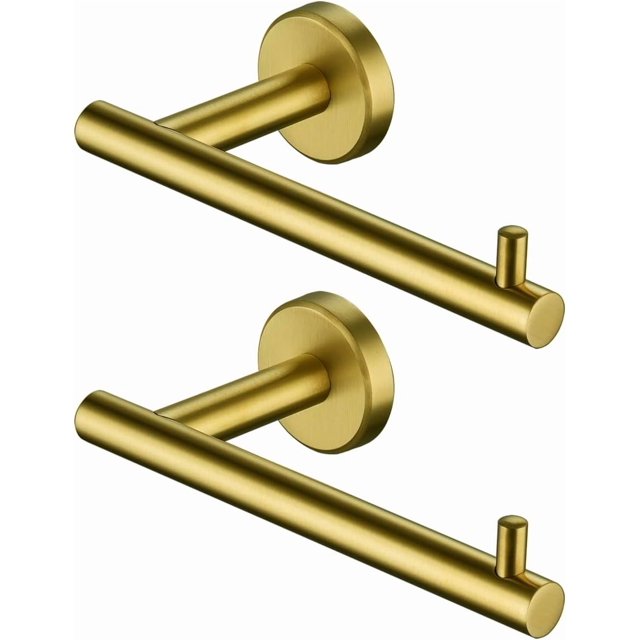 Double Towel Bar Matte Stainless Steel Bath Towel Rack for Bathroom Towel Holder Wall Mount Total Length TBLPB