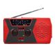 thumbnail image 2 of Radio de emergencia portátil Radios meteorológicos solares con manivela (rojo de la UE), 2 of 9