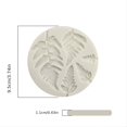 thumbnail image 1 of 1pc Round Fern Leaf Shape Liquid Silicone Mold, Handmade Craft Baking Cake Leaf Decorating Chocolate Fondant Mould Modeling Tool, 1 of 4