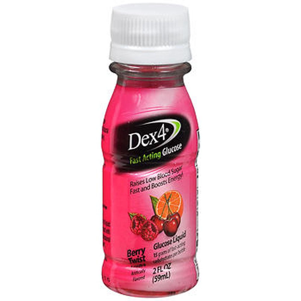 Dex4 Fast Acting Glucose Liquid Berry Twist, 6 1.8oz