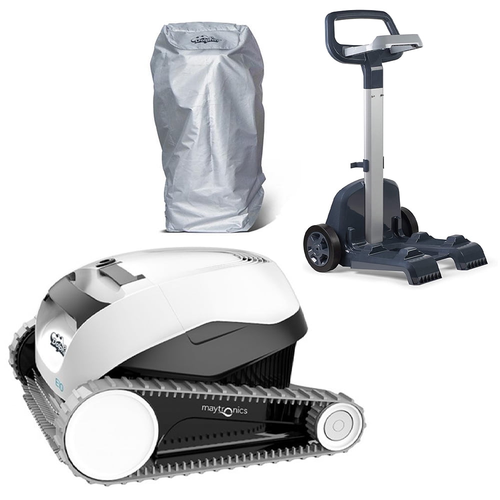 dolphin nautilus cc plus robotic pool cleaner with pro caddy tammallegni