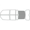 thumbnail image 2 of Rvinyl Window Tint Kit Compatible with Jeep Commander 2006-2010 - Cargo - 50%, 2 of 8