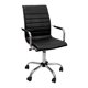 thumbnail image 1 of Silla Secretarial Giratoria Onof Sillon de Oficina Base Cromada Negro Modelo MLK-001, 1 of 4