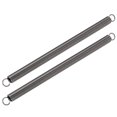 thumbnail image 1 of Unique Bargains Ressort de Compression Prolongé 2mm x 16mm x 280mm, Capacité de Charge de 33lbs, Gris 2 Pcs, 1 of 1