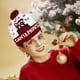 thumbnail image 5 of Gorro Navideño de Punto con Luces Led y Pompón de Papá Noel | Gorro de Lana Cálido para Invierno con Protección para Los Oídos | Gorro Multicolor con Luces Navideñas para Regalar En Fiestas Navideñas, 5 of 6