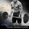 thumbnail image 7 of Yes4All 25 lbs Standard Weight Plates, 1 inch Cast Iron Weight Plates for Dumbbells, Single, 7 of 7