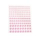 thumbnail image 1 of Minnieouse Ojo cara gemas pegatinas de diamantes de imitación cristal sin pegamento frente maquillaje Festival vestido DIY decoraciones fiesta favores para Tratamientos faciales Melocotón rojo Minnieouse CE013625-11B, 1 of 6