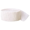 thumbnail image 1 of Banderole en crêpe blanc, 81 pieds, 1 of 2