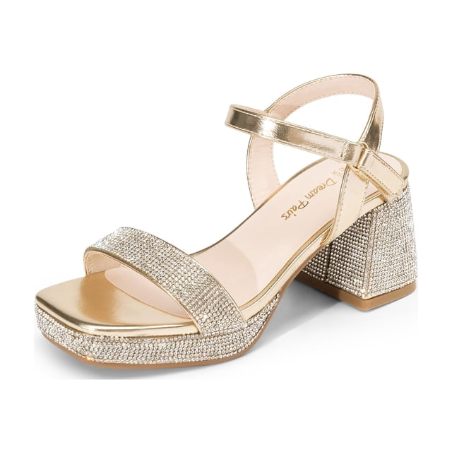 Sandalias para Niñas DREAM PAIRS KKUMHS2504 Doradas Talla 2