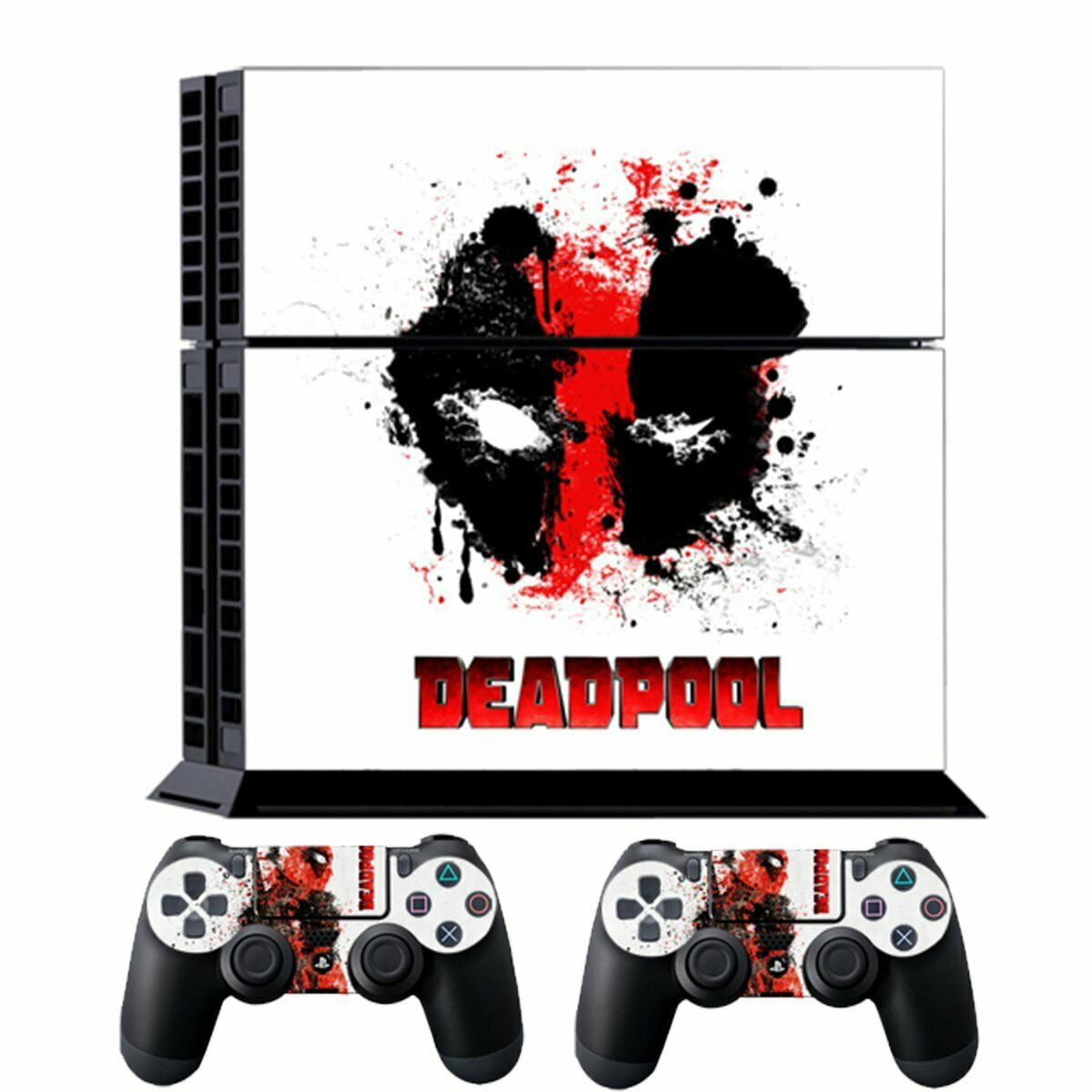 Marvel Deadpool Game Console Vinyl Skin Sticker For Playstation 4 Ps4 Ps 4  Controller Gamepad Decal Frinti Cover Protective Film - Stickers -  AliExpress